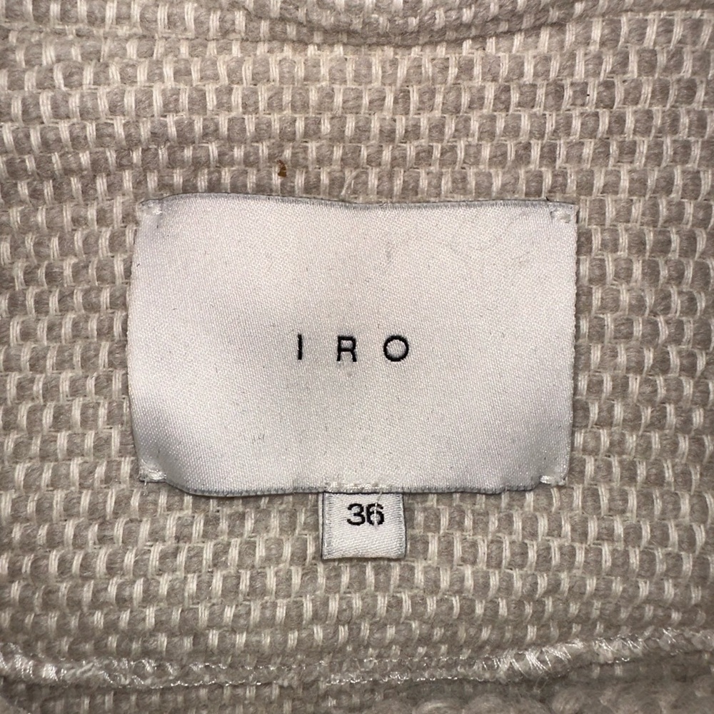 Iro Bindy Mock Turtleneck Drawstring Natural Tuni… - image 6